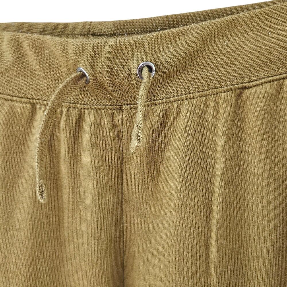 Nike Women's Joggers Size M Olive Green on Green Spellout Logo Drawstring Waist - Picture 4 of 9